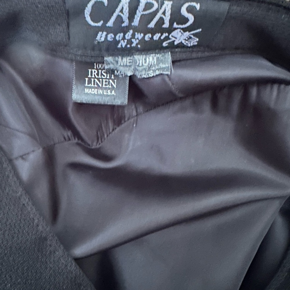 Capas Linen Patch Newsboy hat - Picture 7 of 7